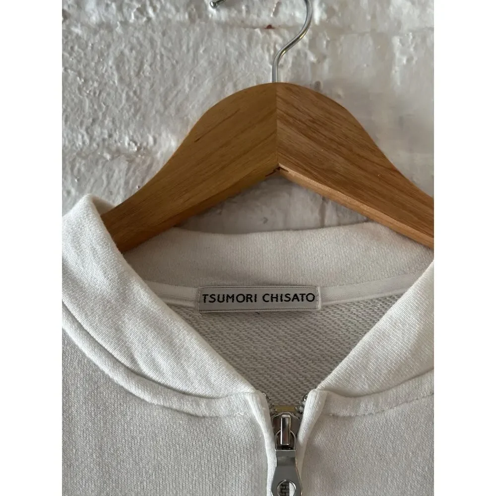 Tsumori Chisato Paneled Mesh Zip Jacket